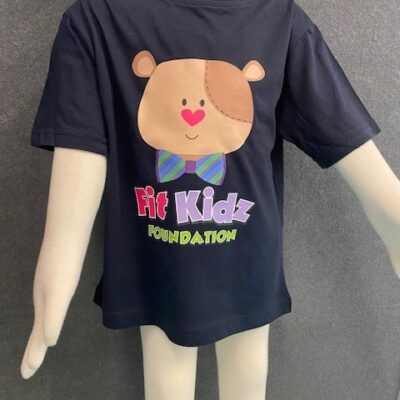 Fit Kidz Foundation - Kids Navy T-Shirt